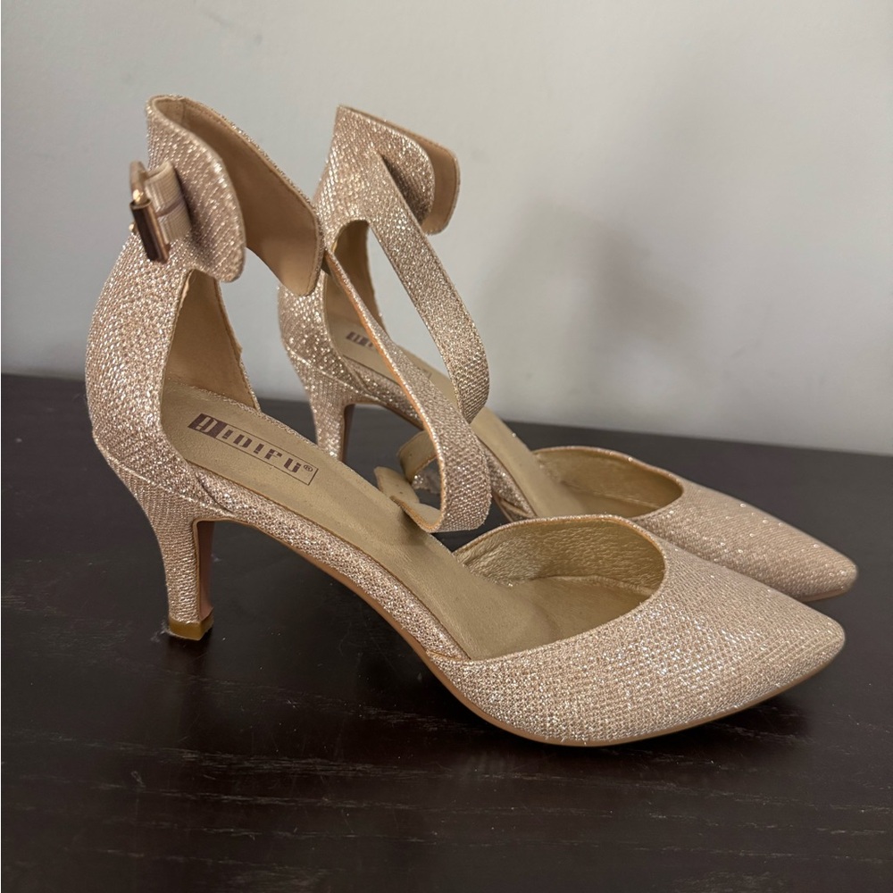 Elegant Gold Heels